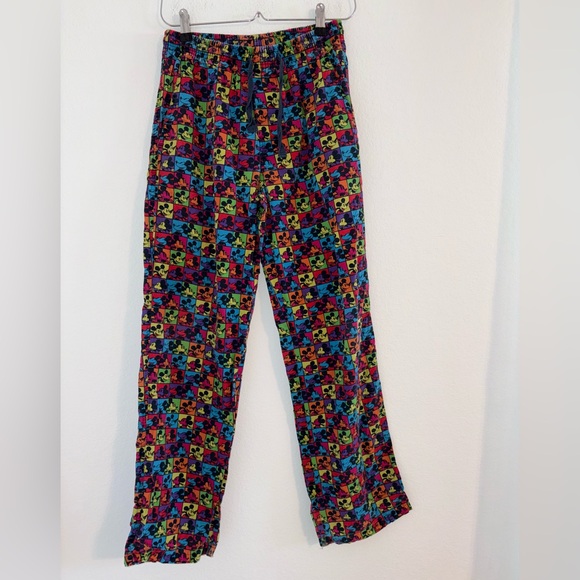 Disney Parks Mickey Mouse Photoreels Multicolor Drawstring Lounge Pajama Pants - Picture 2 of 12